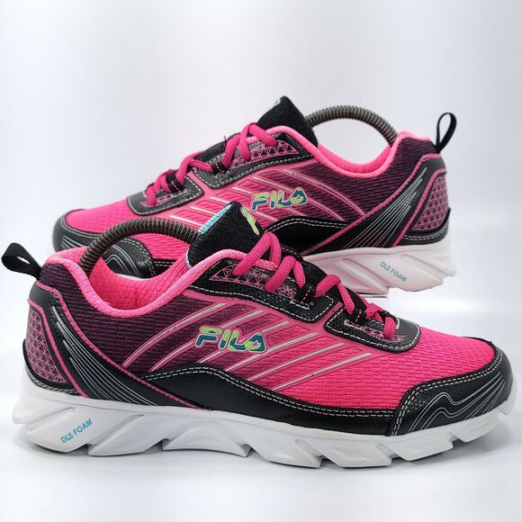 Fila Forward Athletic Lace Up Shoe Girls Size 7 Womens 8.5 3SR20829-652 Pink - Picture 6 of 9
